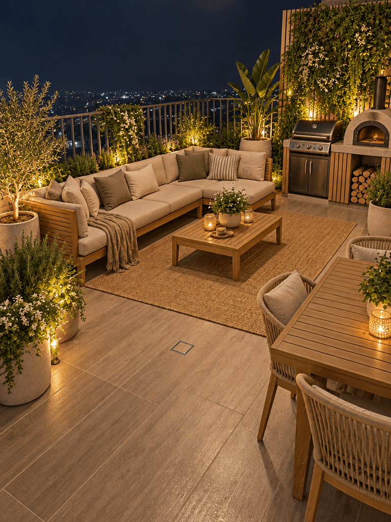 Interior design in Scandinavian style — balcony by GenRoom AI
