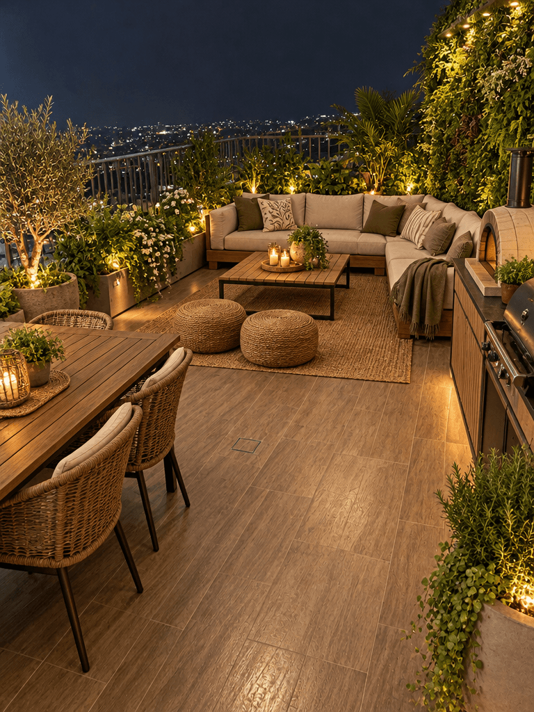 التصميم الداخلي بنمط Biophilic — balcony من GenRoom AI