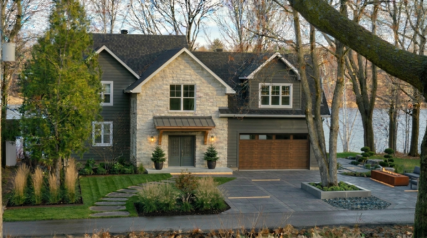 Landscape design in Contemporary Yard style — Yard by GenRoom AI