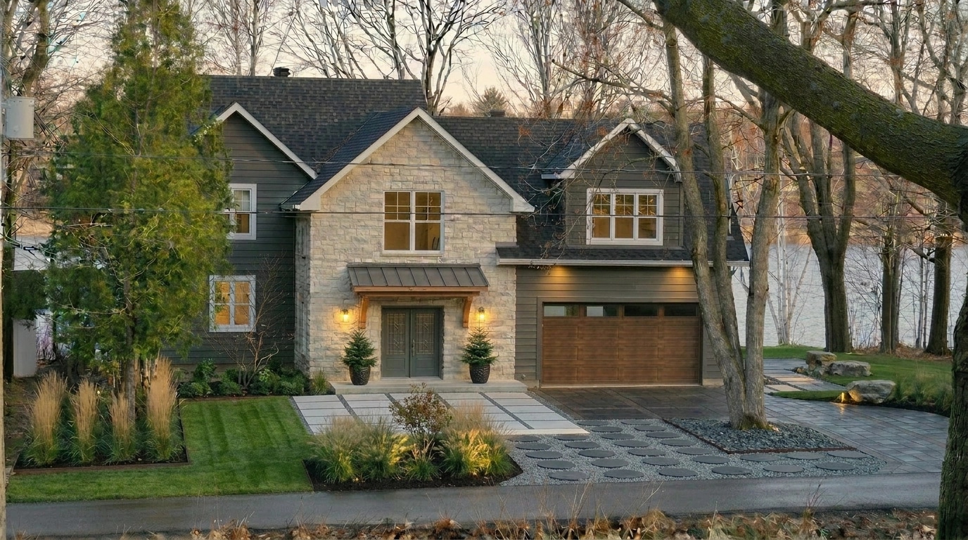 Landscape design in Minimalist Yard style — Yard by GenRoom AI