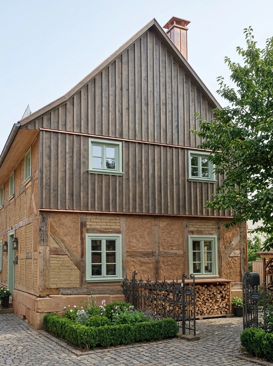 Facade design in Barnhouse Facade style — Facade by GenRoom AI