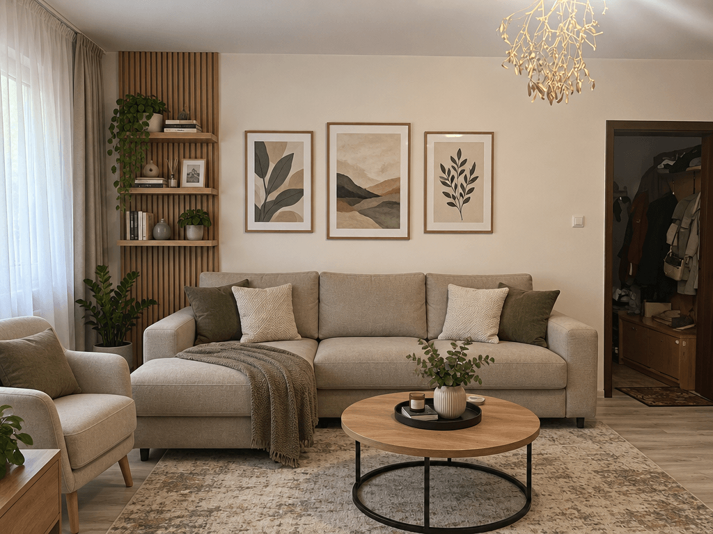 Interior design in Contemporary style — Living Room by GenRoom AI