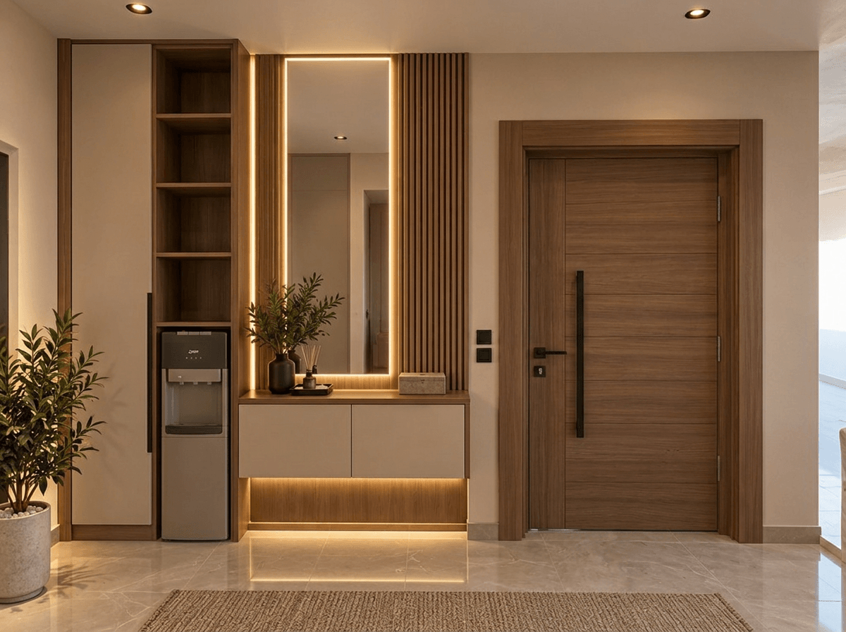 Contemporary Hallway design — interior photo by GenRoom AI
