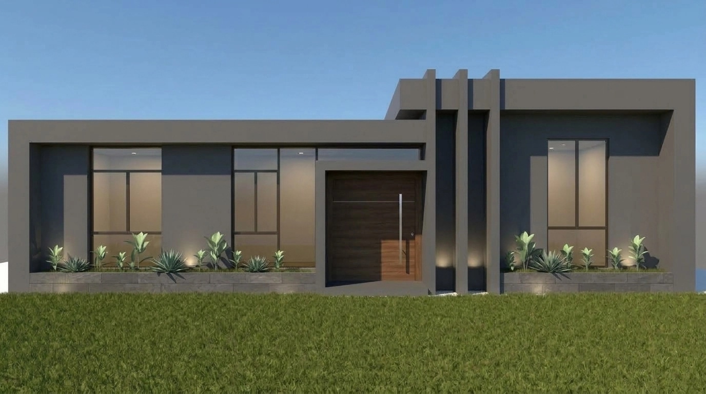 Contemporary Facade Facade design — facade photo by GenRoom AI