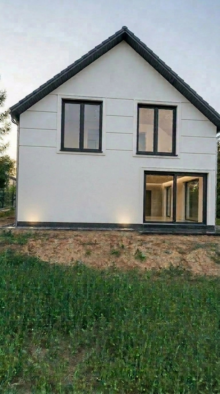 Contemporary Facade Fasad design — facade photo by GenRoom AI