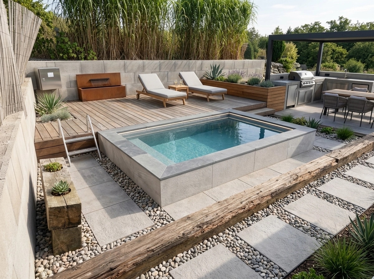 Contemporary Yard Yard design — yard photo by GenRoom AI