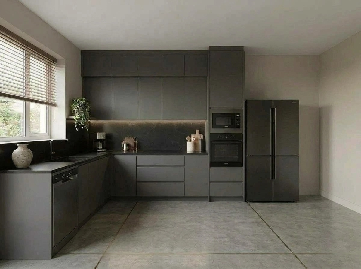 Interior design in Contemporary style — Kitchen by GenRoom AI