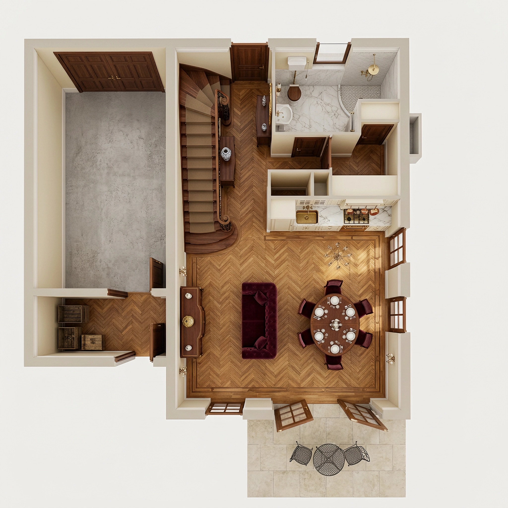 Interior design in Classic style — Living Room by GenRoom AI