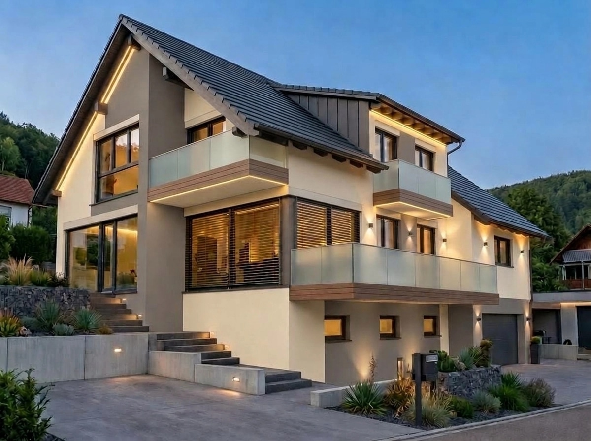 Contemporary Facade Facade design — facade photo by GenRoom AI