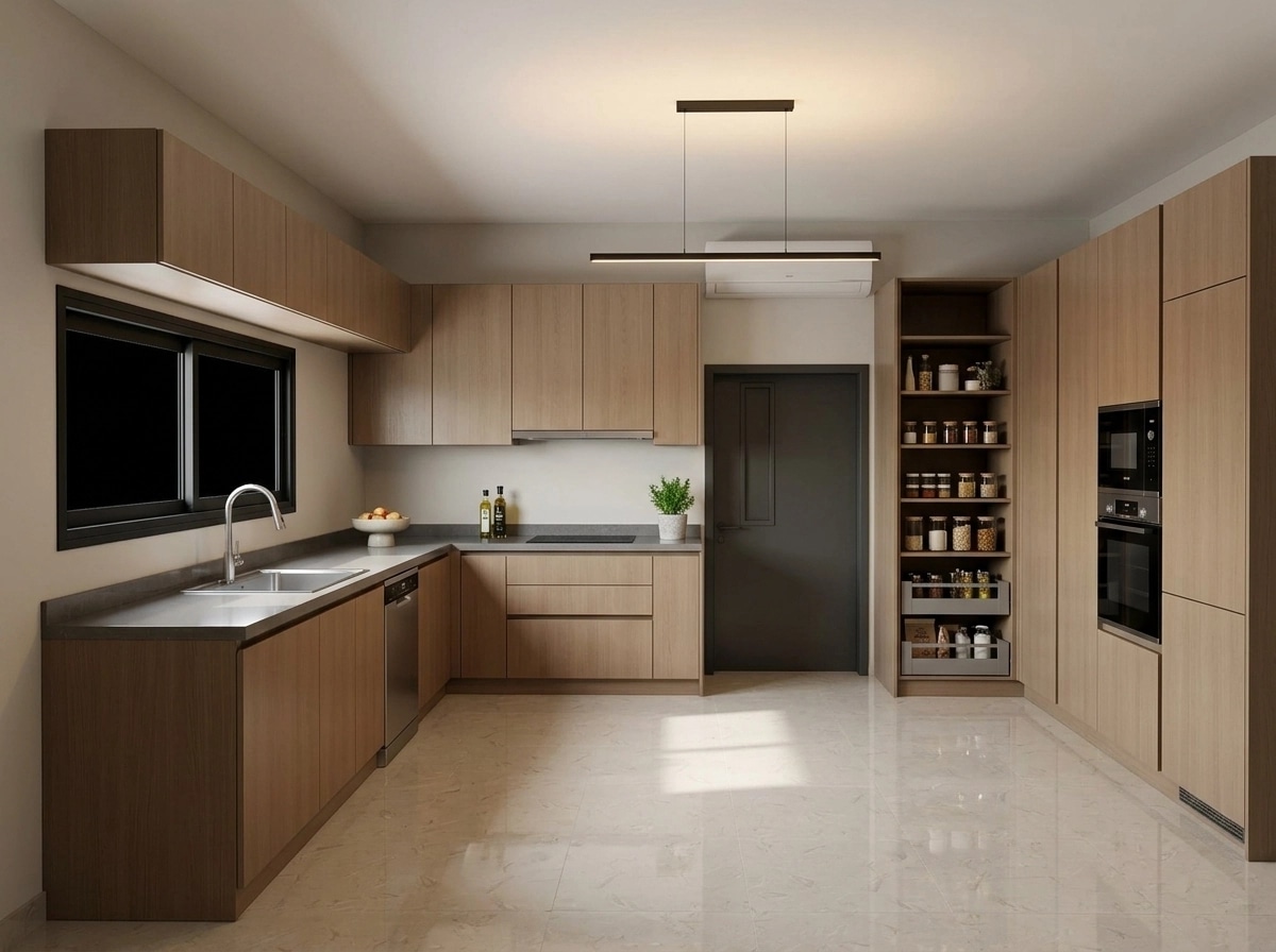 Kitchen interior in no_style style — photo by GenRoom AI