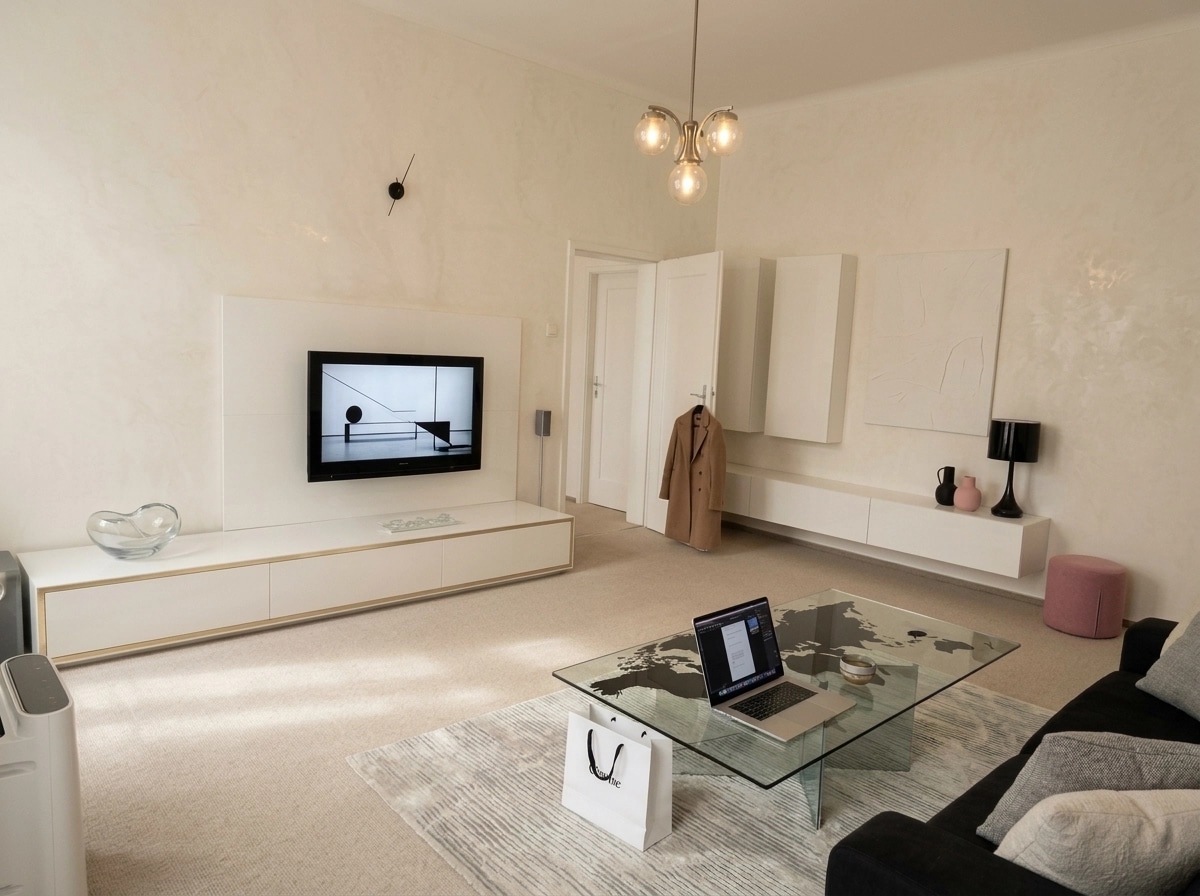 Minimalism Living Room design — interior photo by GenRoom AI