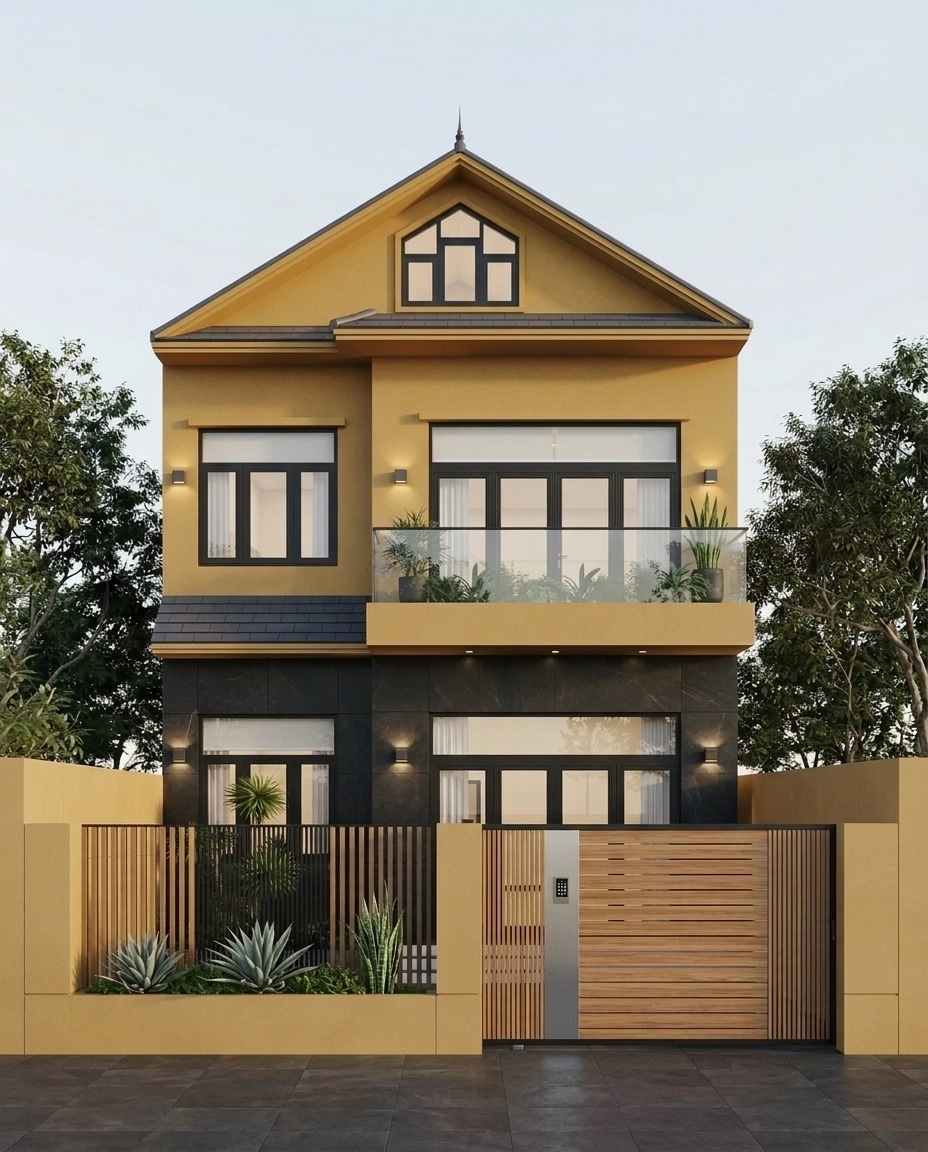 Minimalist Facade Facade design — facade photo by GenRoom AI