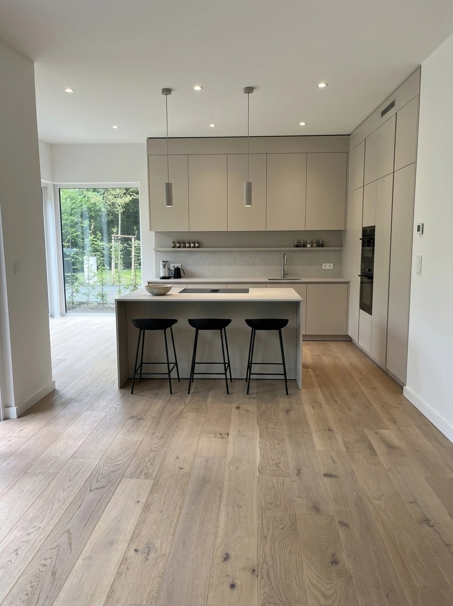 Minimalism Kitchen design — interior photo by GenRoom AI