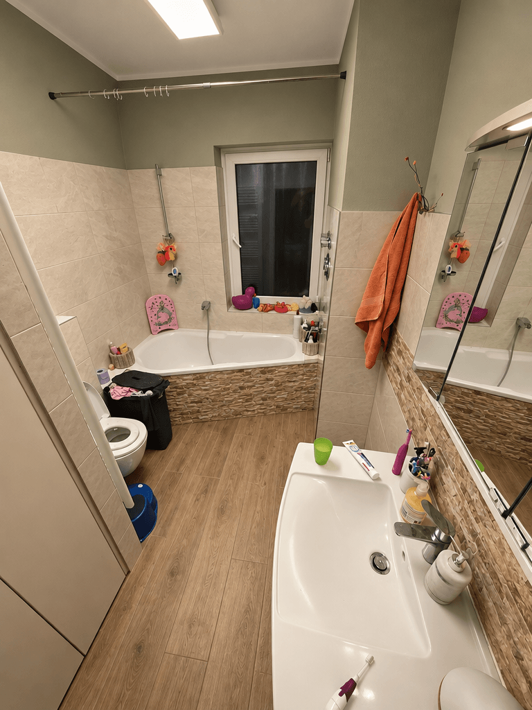 Bathroom interior in no_style style — photo by GenRoom AI