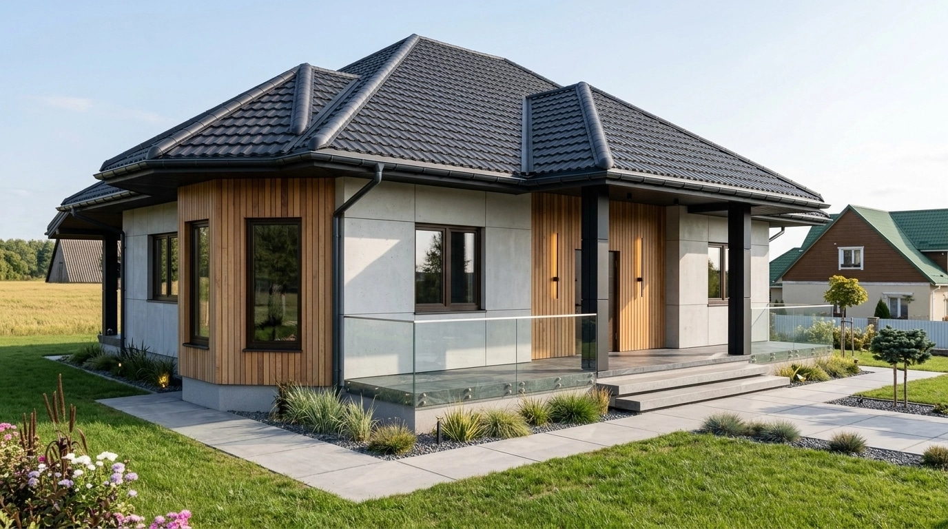 Contemporary Facade Facade design — facade photo by GenRoom AI