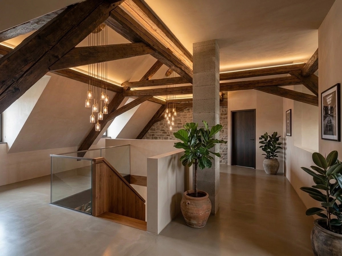 Interior design in Loft / Industrial style — Living Room by GenRoom AI