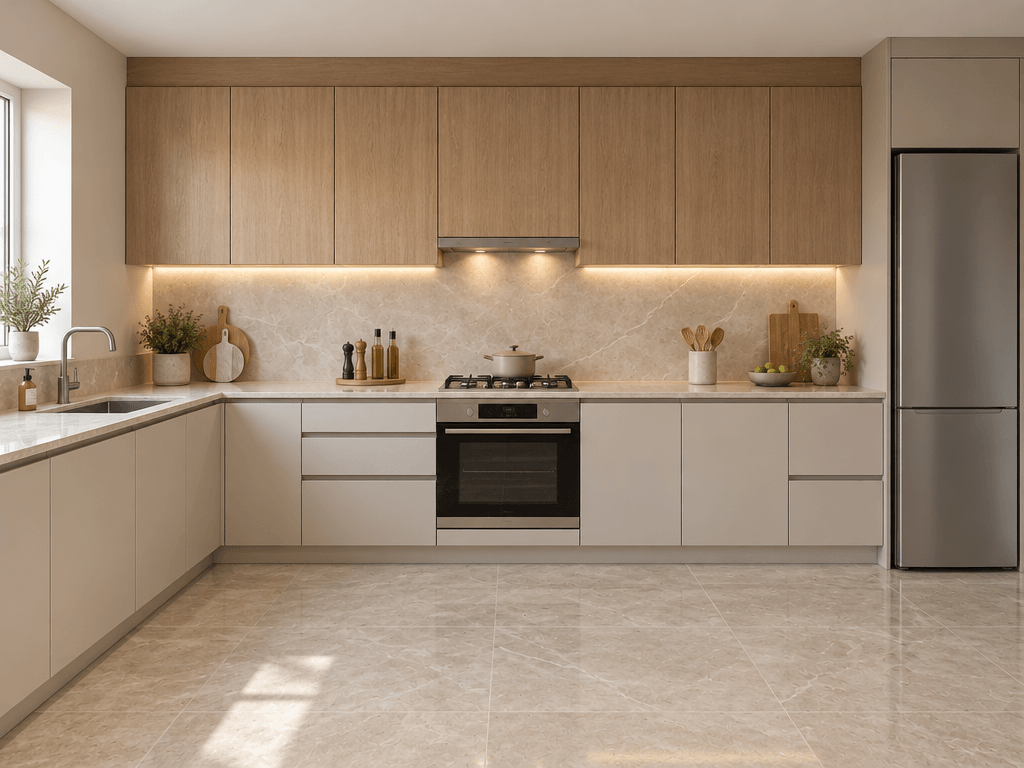Interior design in Contemporary style — Kitchen by GenRoom AI