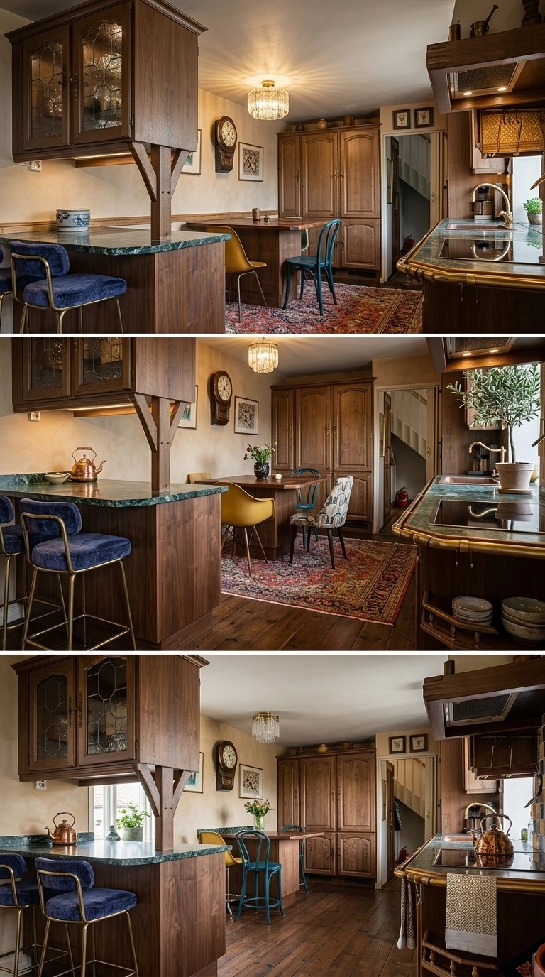 Diseño de interiores en estilo Eclectic — Cocina por GenRoom AI