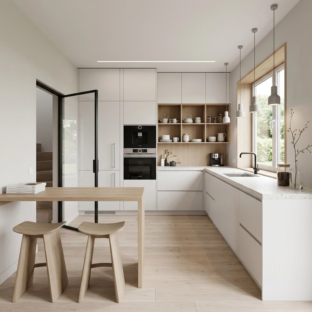 Interior design in Scandinavian style — Kitchen by GenRoom AI