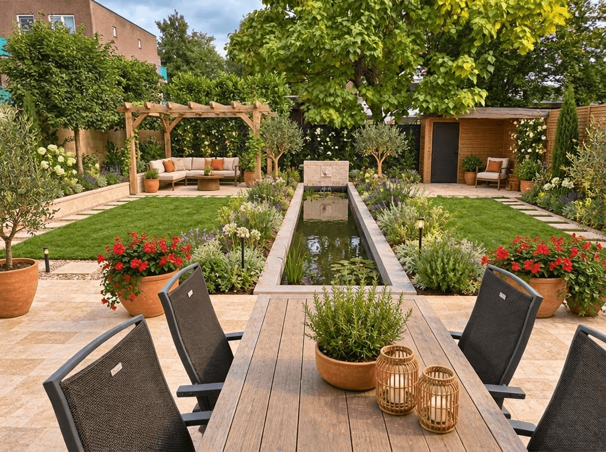 Mediterranean Yard Yard design — yard photo by GenRoom AI