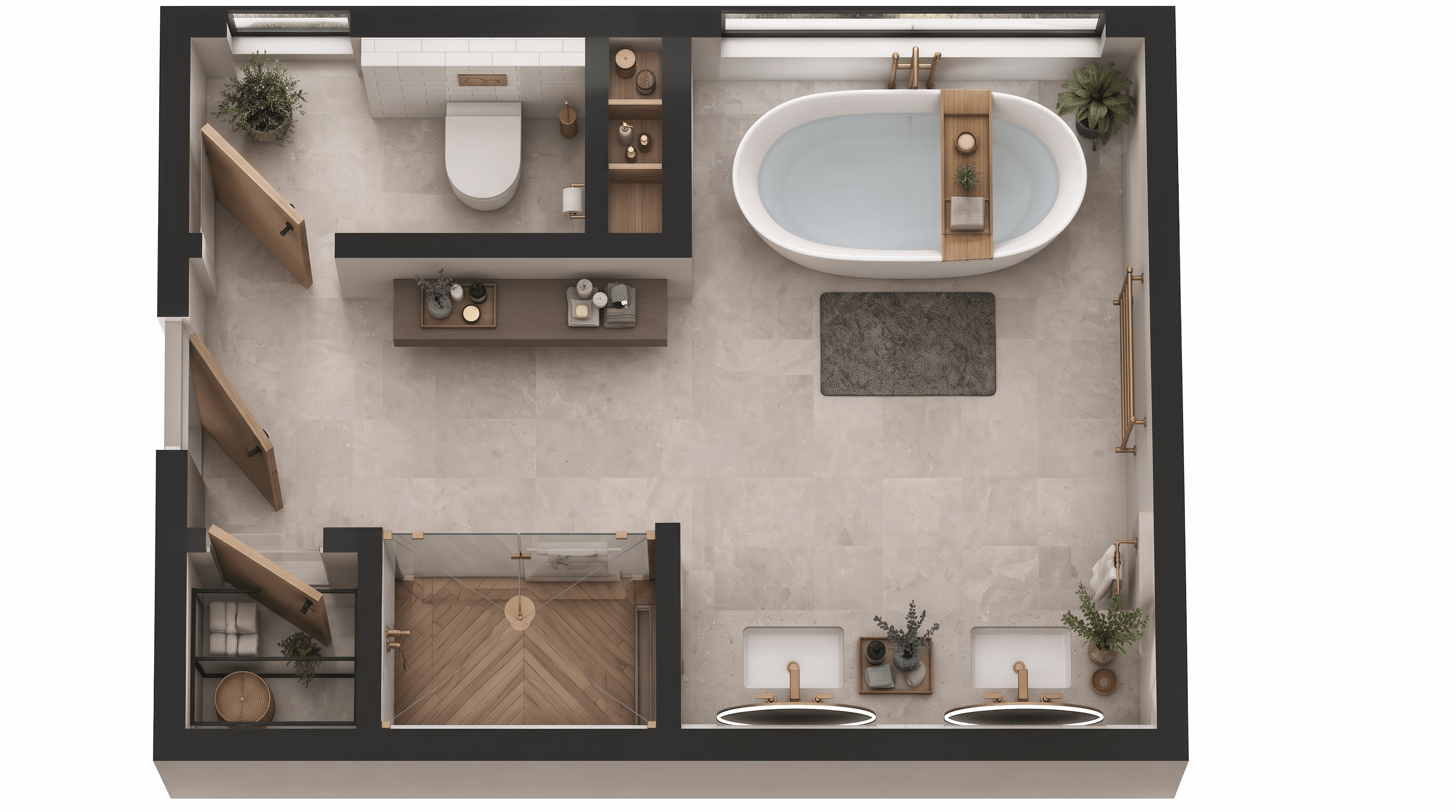 Interior design in Contemporary style — Living Room by GenRoom AI
