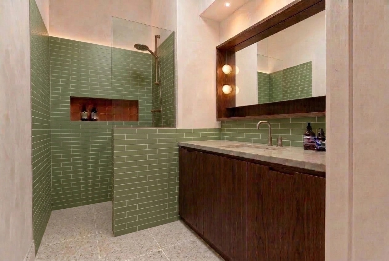 Bathroom interior in no_style style — photo by GenRoom AI