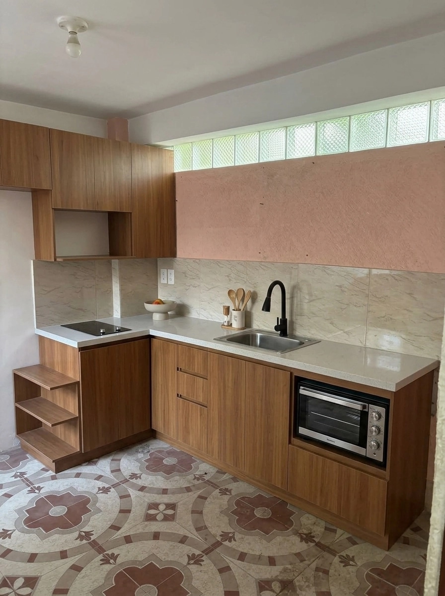 Kitchen interior in no_style style — photo by GenRoom AI