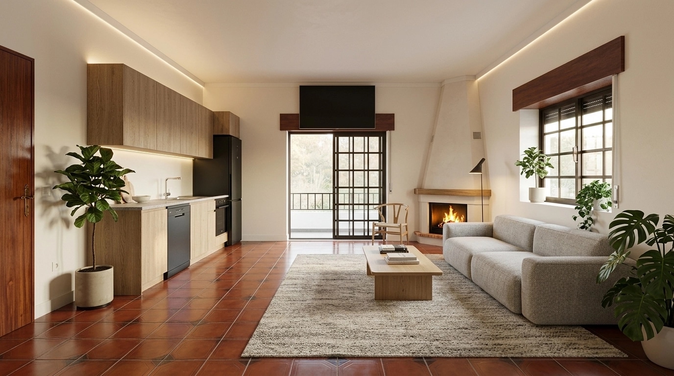 Scandinavian Living Room design — interior photo by GenRoom AI