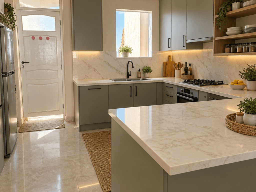 Kitchen interior in no_style style — photo by GenRoom AI