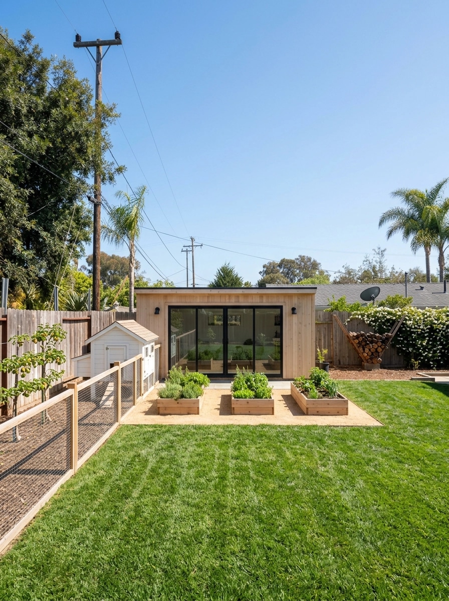 Landscape desain di Scandinavian Garden gaya — Halaman oleh GenRoom AI