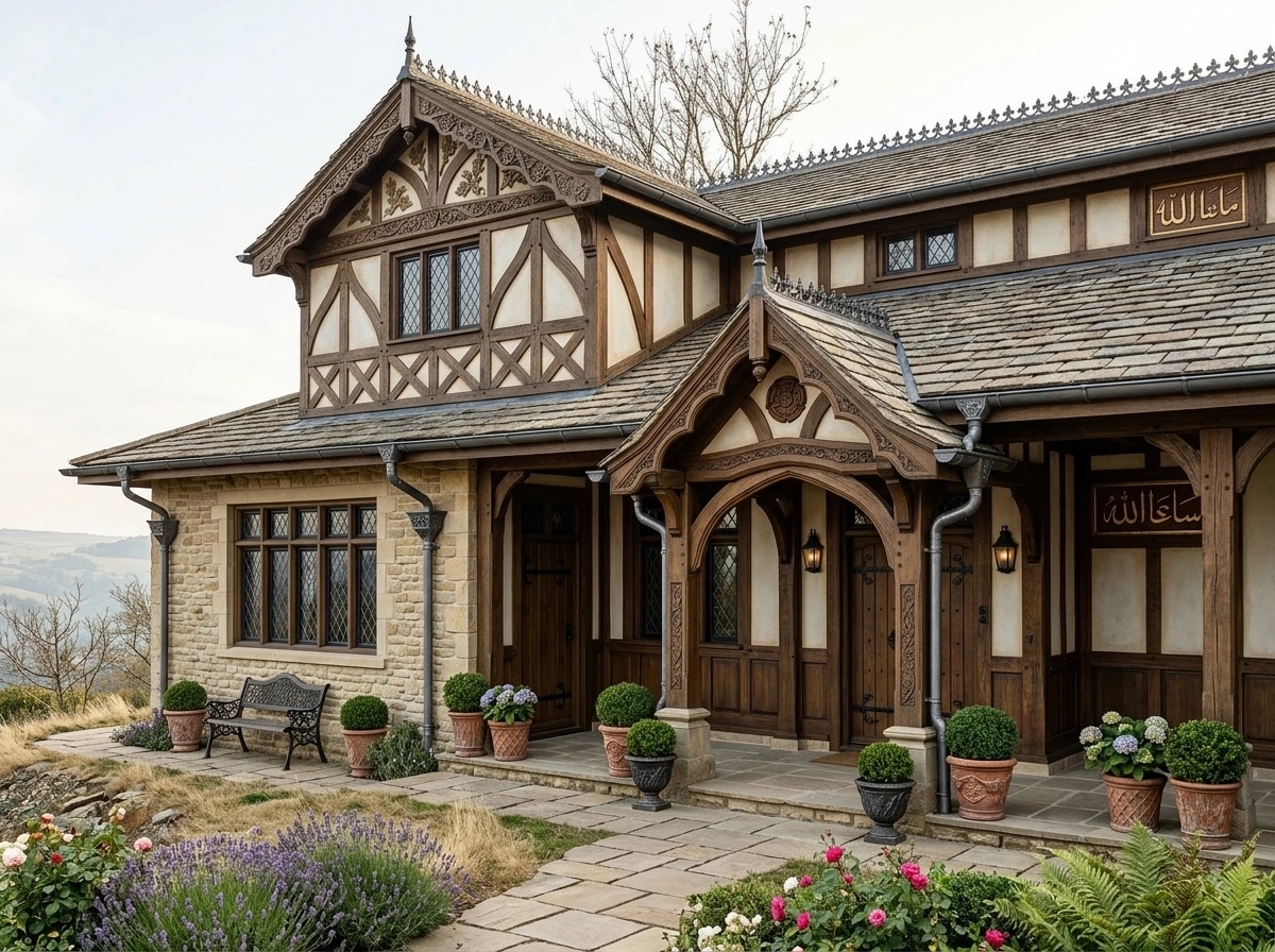 Facade design in Tudor Facade style — Facade by GenRoom AI