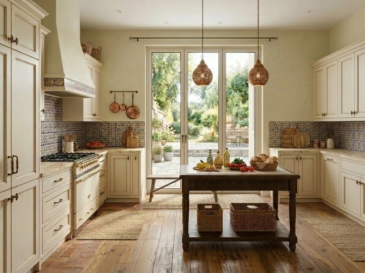 Mediterranean Kitchen design — interior photo by GenRoom AI