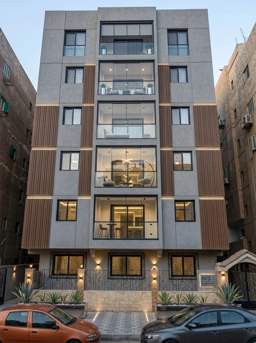 Contemporary Facade Facade design — facade photo by GenRoom AI