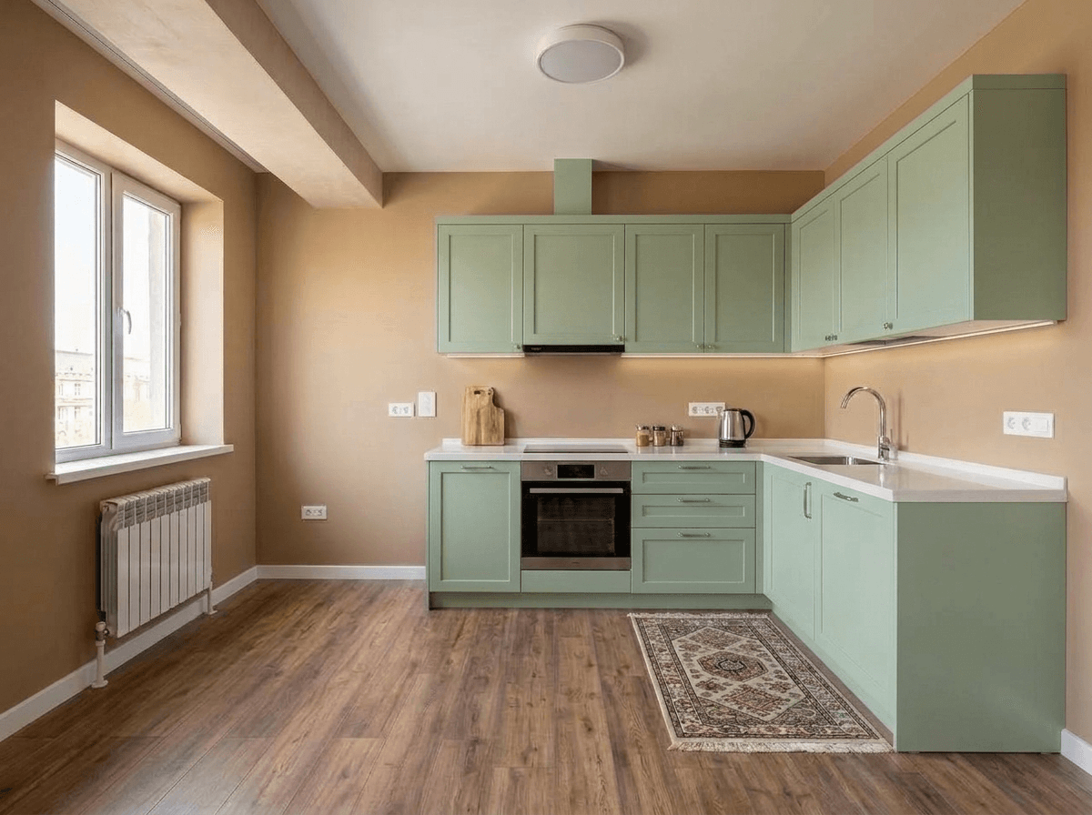Kitchen interior in no_style style — photo by GenRoom AI
