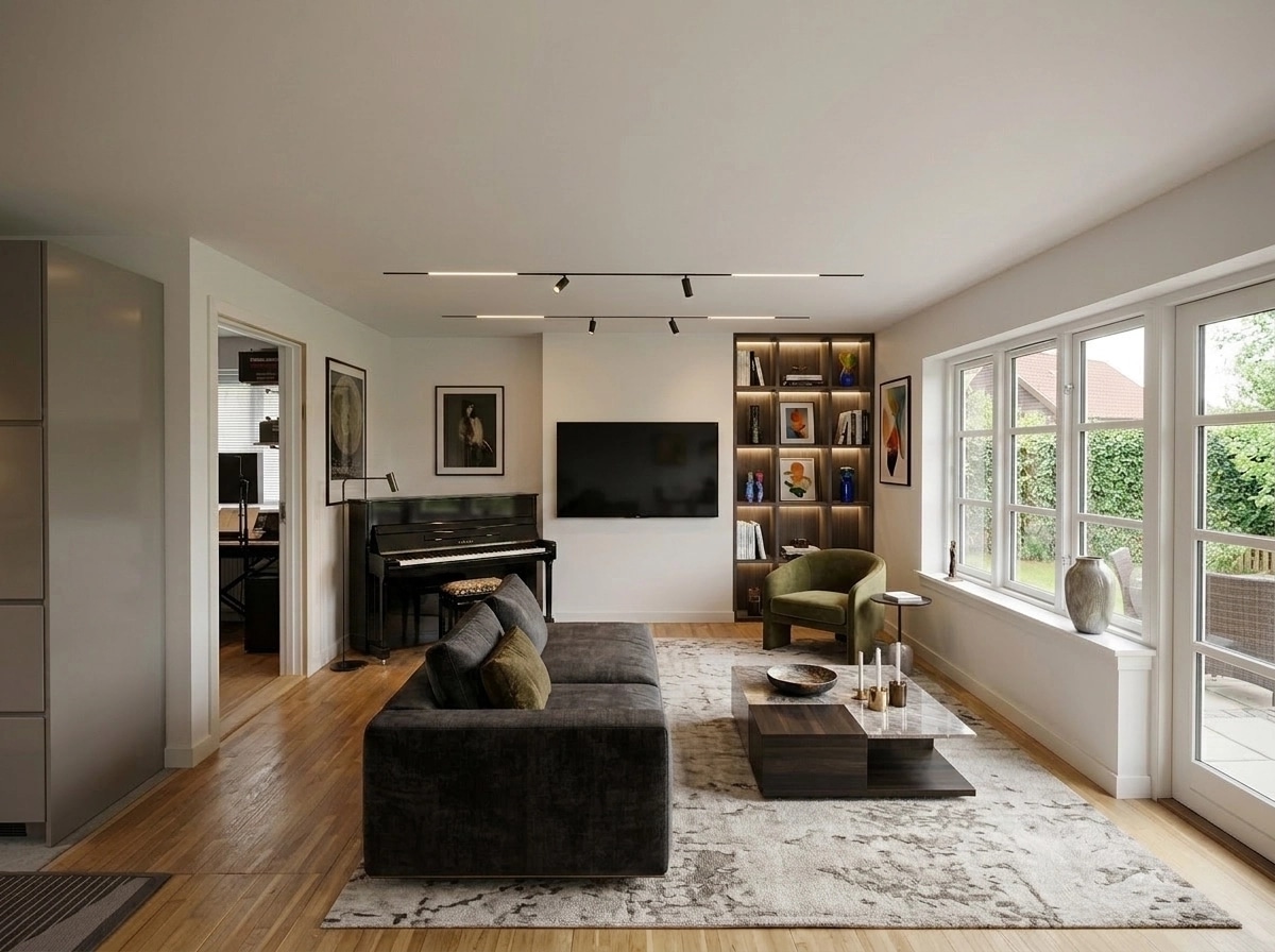 Interior design in Contemporary style — Living Room by GenRoom AI