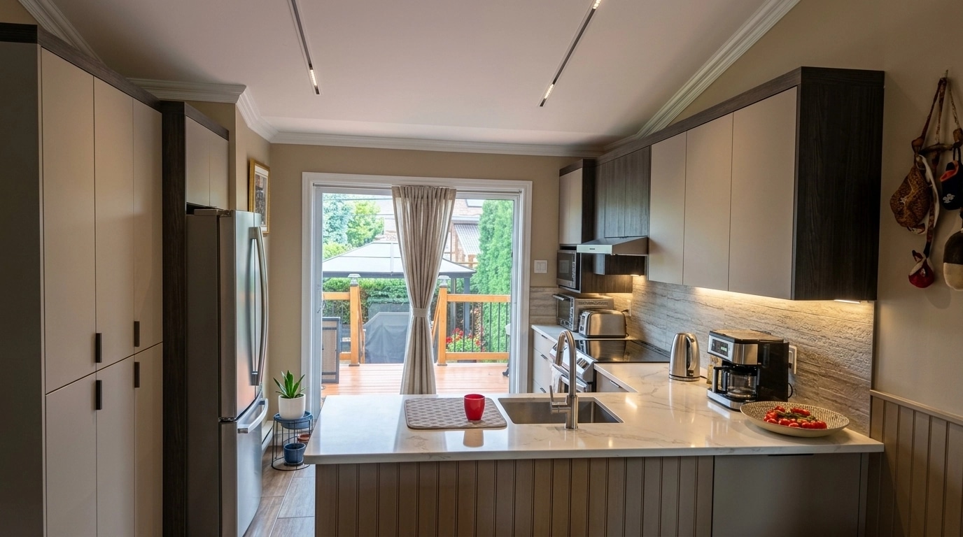 Kitchen interior in Contemporary style — photo by GenRoom AI