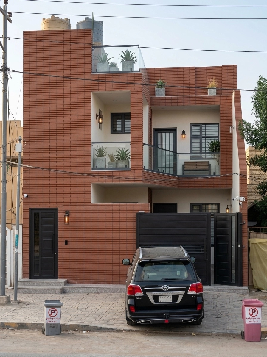 Facade design in Loft Facade style — Facade by GenRoom AI