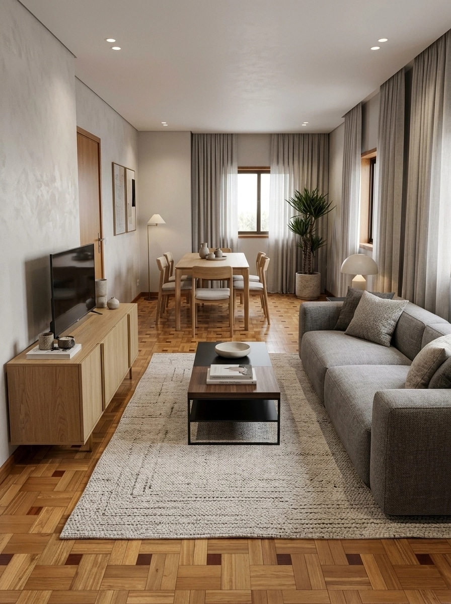 Interior design in Contemporary style — Living Room by GenRoom AI