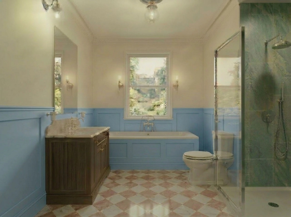 Interior design in Classic style — Bathroom by GenRoom AI