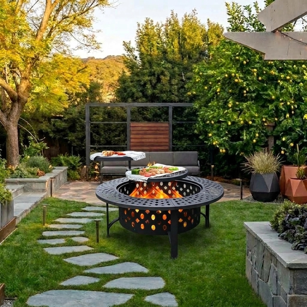 Contemporary Yard Yard design — yard photo by GenRoom AI