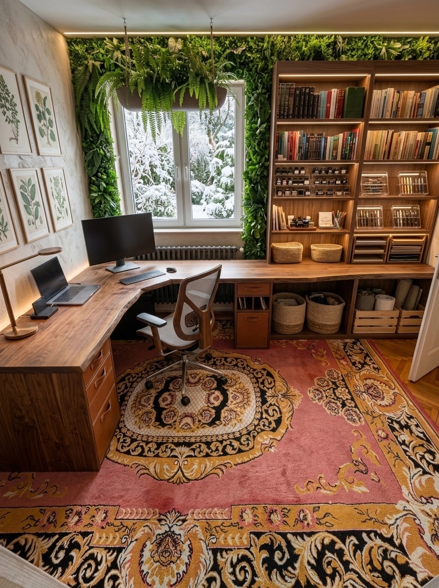 Interior design in Biophilic style — office_space by GenRoom AI