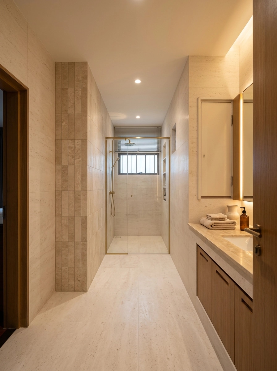 Interior design in Transitional style — Bathroom by GenRoom AI