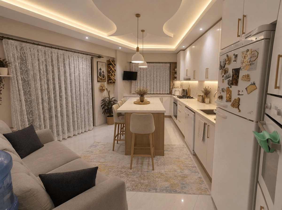 Scandinavian Kitchen design — interior photo by GenRoom AI