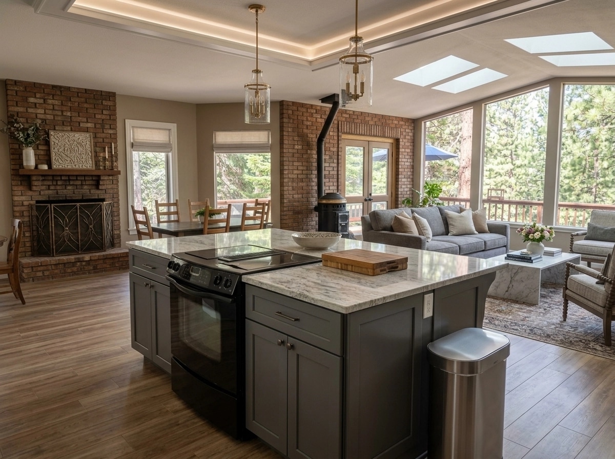 Interior design in Transitional style — Living Room by GenRoom AI