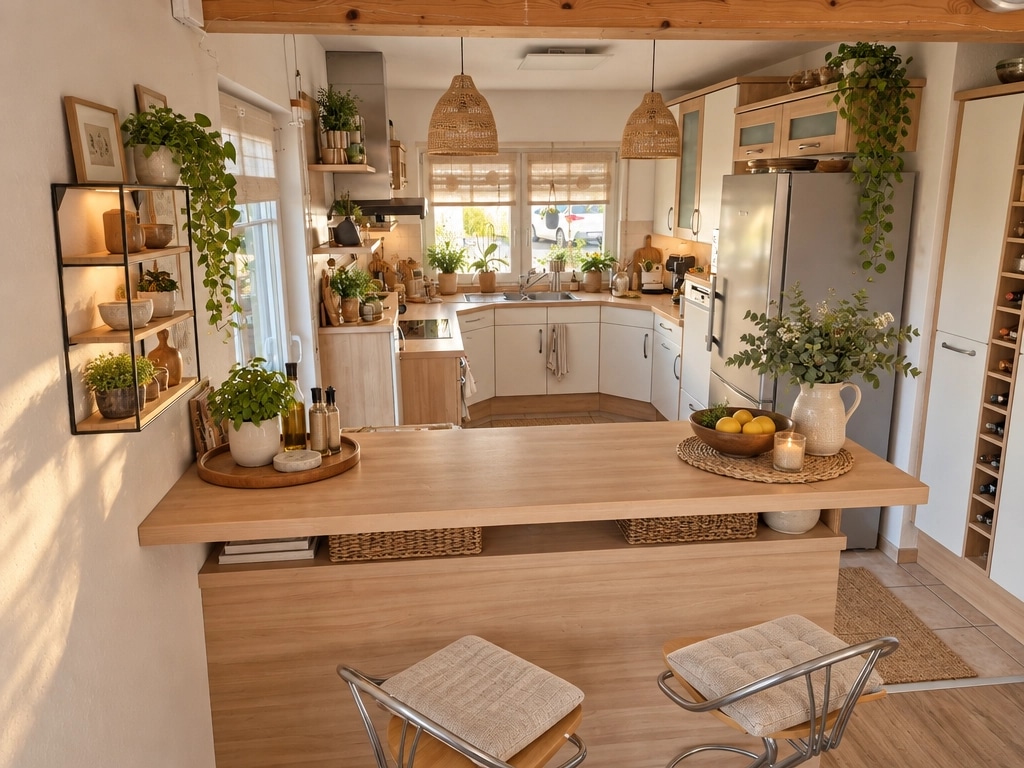 Interior design in Scandinavian style — Kitchen by GenRoom AI