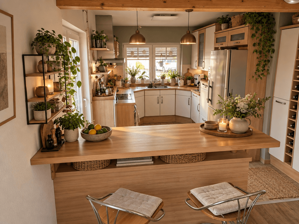 Kitchen interior in Contemporary style — photo by GenRoom AI