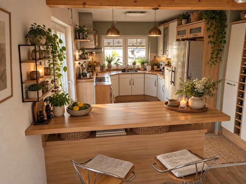 Kitchen interior in Contemporary style — photo by GenRoom AI