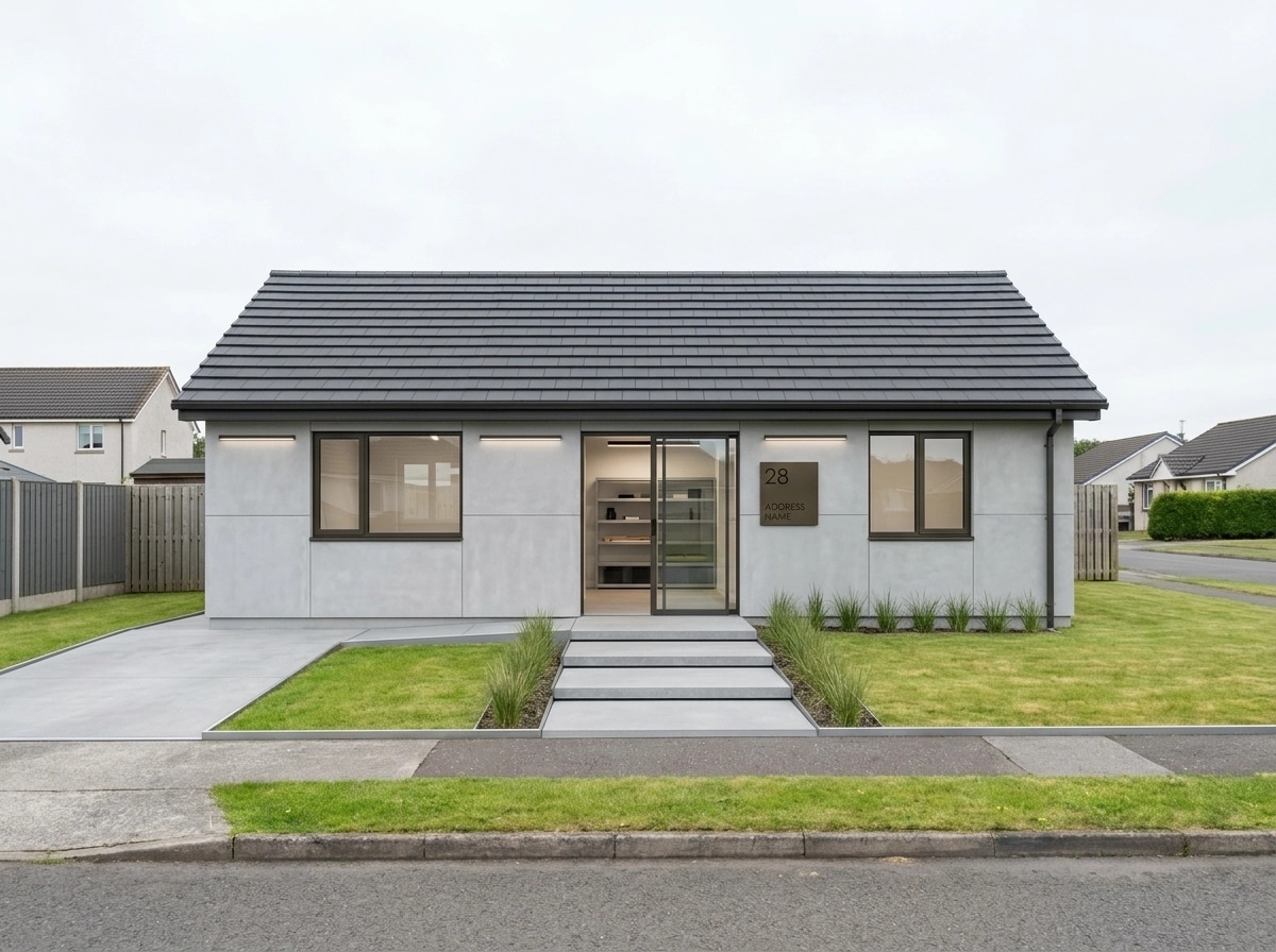 Minimalist Facade Facade design — facade photo by GenRoom AI