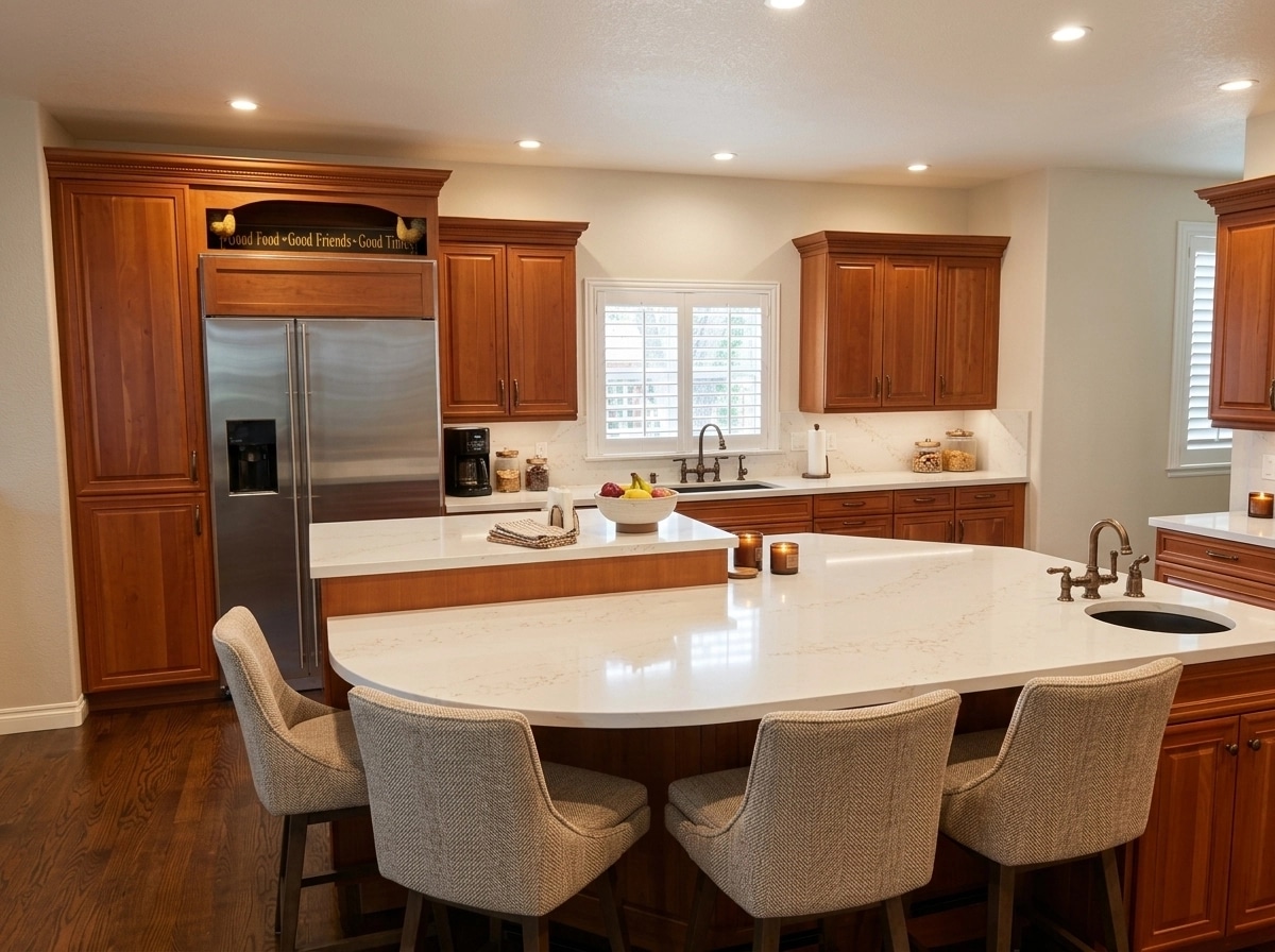 Modern Farmhouse Kitchen design — interior photo by GenRoom AI