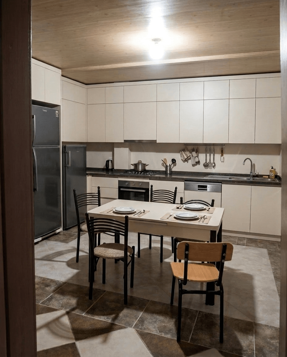 Kitchen interior in no_style style — photo by GenRoom AI